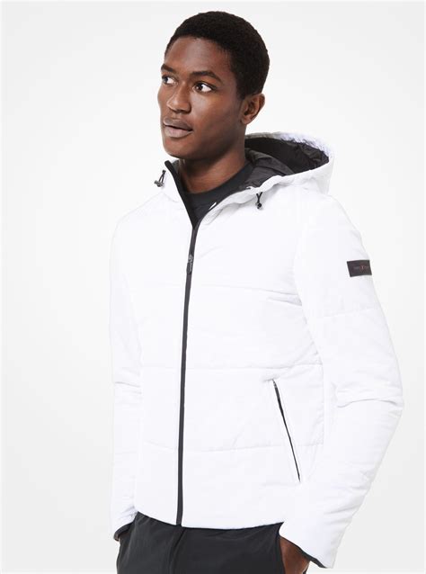 michael kors white mens jacket